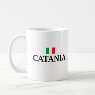 Caneca De Café Eu amo Catania Itália