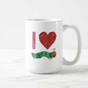 Caneca De Café Eu amo Caterpillar muito com fome