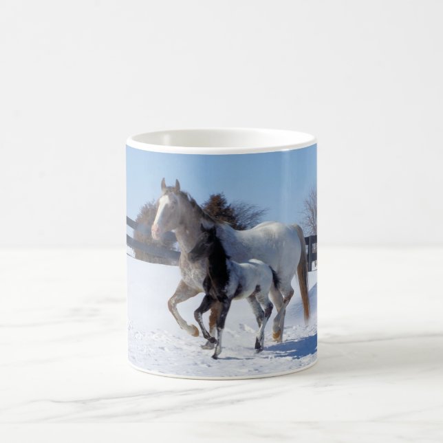 CANECA DE CAFÉ EU AMO CAVALOS (Centro)