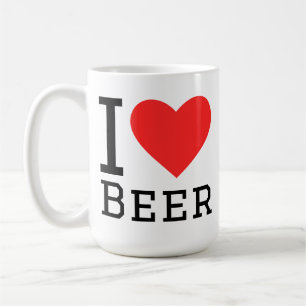 Caneca De Café Eu amo cerveja