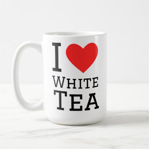 Caneca De Café Eu amo chá branco