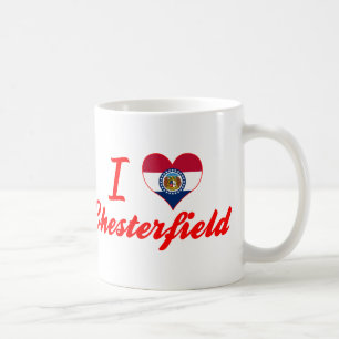 Caneca De Café Eu amo Chesterfield, Missouri