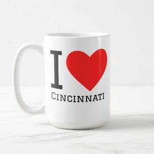 Caneca De Café Eu amo Cincinnati