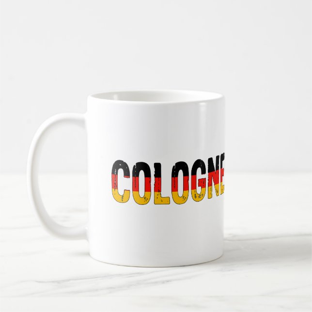 Caneca De Café Eu amo Colônia (Esquerda)