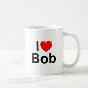 Caneca De Café Eu amo (coração) Bob