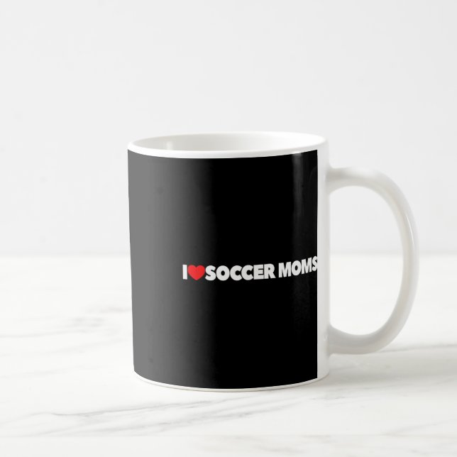 Caneca De Café Eu Amo (coração) Mães de Futebol  (Direita)
