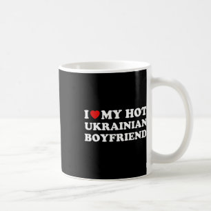 Caneca De Café Eu Amo (coração) Meu Gato Quente Ucraniano Namorad