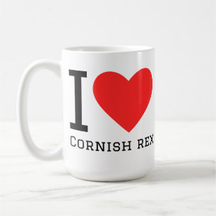 Caneca De Café Eu amo Cornish Rex