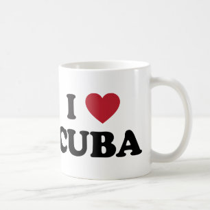 Caneca De Café Eu amo Cuba