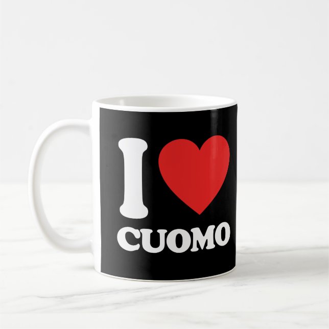 Caneca De Café Eu Amo Cuomo (Esquerda)