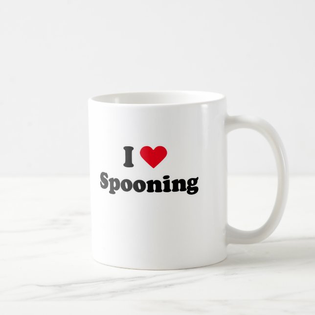 Caneca De Café Eu amo dar (Direita)