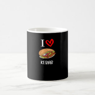 Caneca De Café Eu Amo Doner Kebab