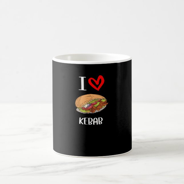 Caneca De Café Eu Amo Doner Kebab (Centro)
