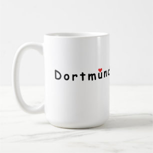 Caneca De Café Eu amo Dortmund Alemanha