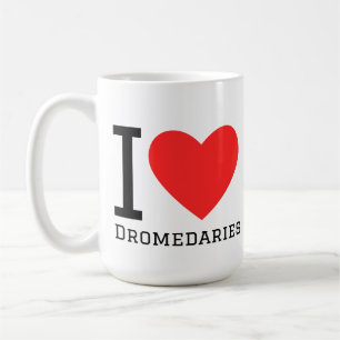 Caneca De Café Eu amo dromedários