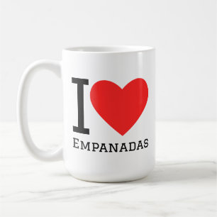 Caneca De Café Eu amo empanadas