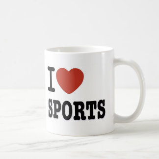 CANECA DE CAFÉ EU AMO ESPORTES