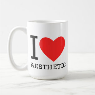 Caneca De Café Eu amo estético