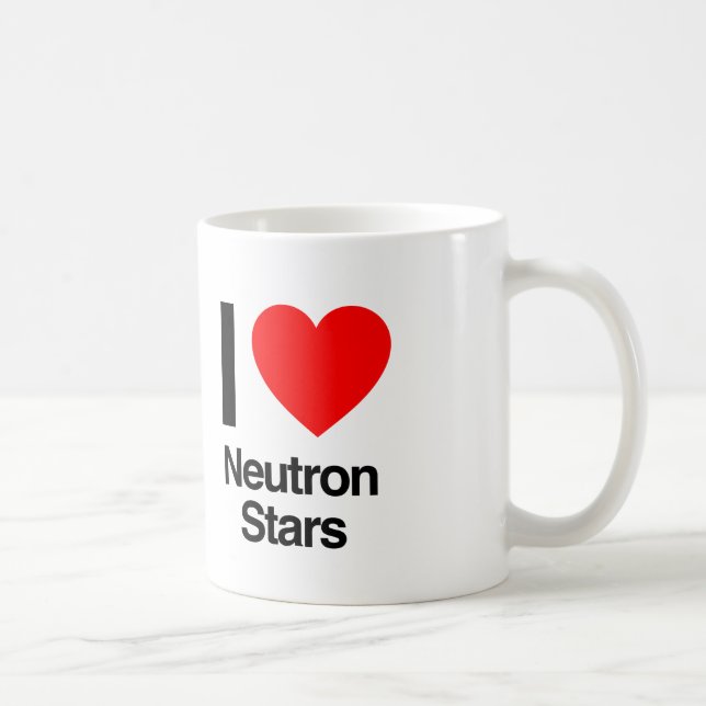 Caneca De Café eu amo estrelas de nêutrons (Direita)