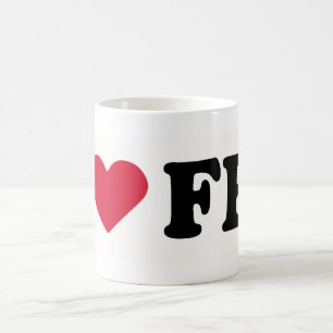 CANECA DE CAFÉ EU AMO FEZ