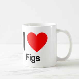 Caneca De Café eu amo figos