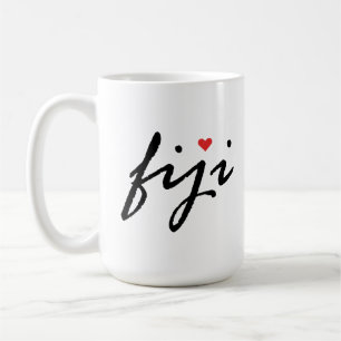 Caneca De Café Eu amo Fiji