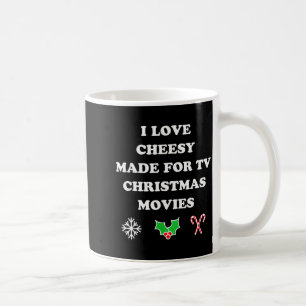 Caneca De Café Eu Amo Filmes De Natal Da Tv Feitos Para Todos 