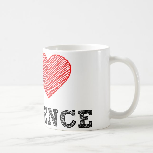 Caneca De Café Eu amo Florença (Direita)