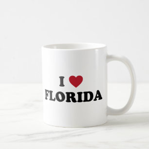 Caneca De Café Eu amo Florida