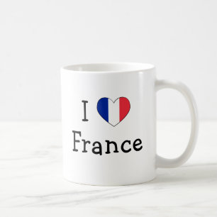 Caneca De Café Eu Amo França