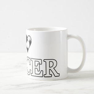 Caneca De Café Eu Amo Futebol