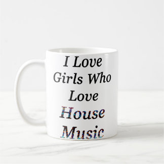 Caneca De Café Eu Amo Garotas Que Amam House Music Edm Raver