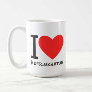 Caneca De Café Eu amo geladeira