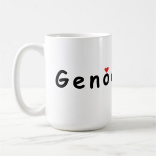 Caneca De Café Eu amo Génova