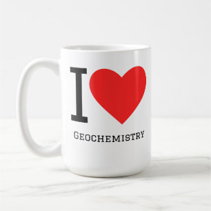 Caneca De Café Eu amo geoquímica