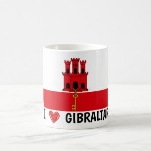 Caneca De Café Eu amo Gibraltar