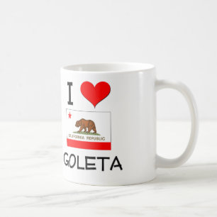 Caneca De Café Eu amo GOLETA Califórnia