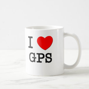 Caneca De Café Eu amo Gps