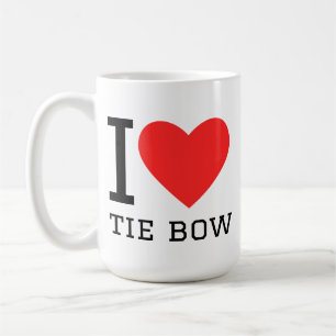 Caneca De Café Eu amo gravata borboleta