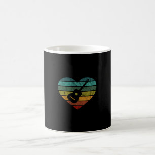 Caneca De Café Eu Amo Guitarristas Com Guitarra Acústica