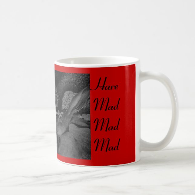 Caneca De Café Eu amo Hares. (Direita)
