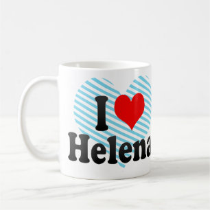 Caneca De Café Eu amo Helena