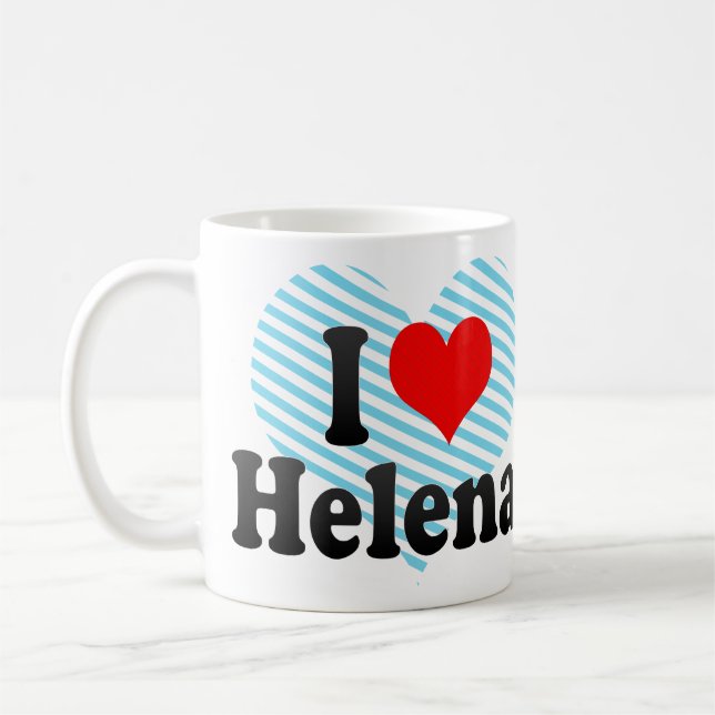 Caneca De Café Eu amo Helena (Esquerda)