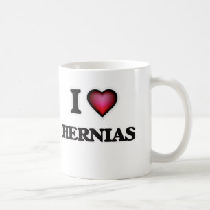 Caneca De Café Eu amo hérnias