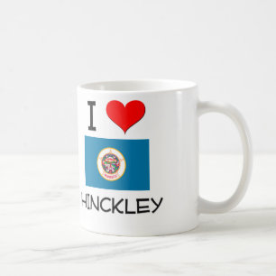 Caneca De Café Eu amo Hinckley Minnesota
