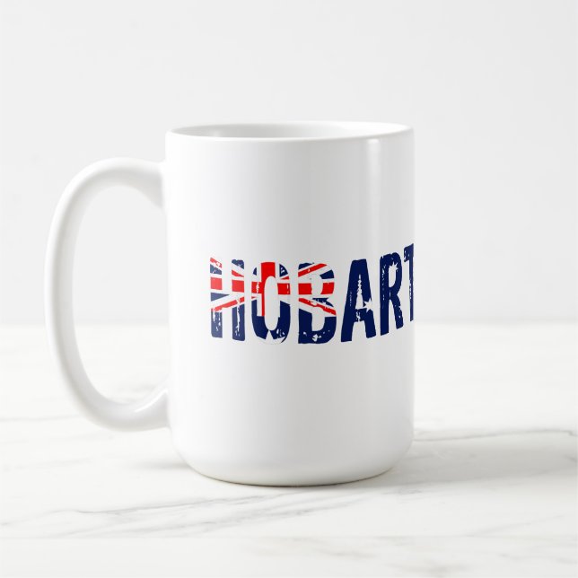 Caneca De Café Eu amo Hobart (Esquerda)