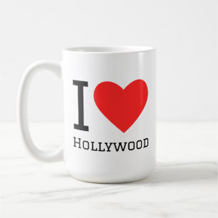 Caneca De Café Eu amo Hollywood 