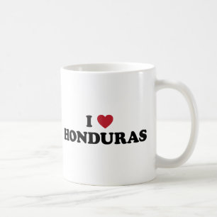 Caneca De Café Eu amo Honduras