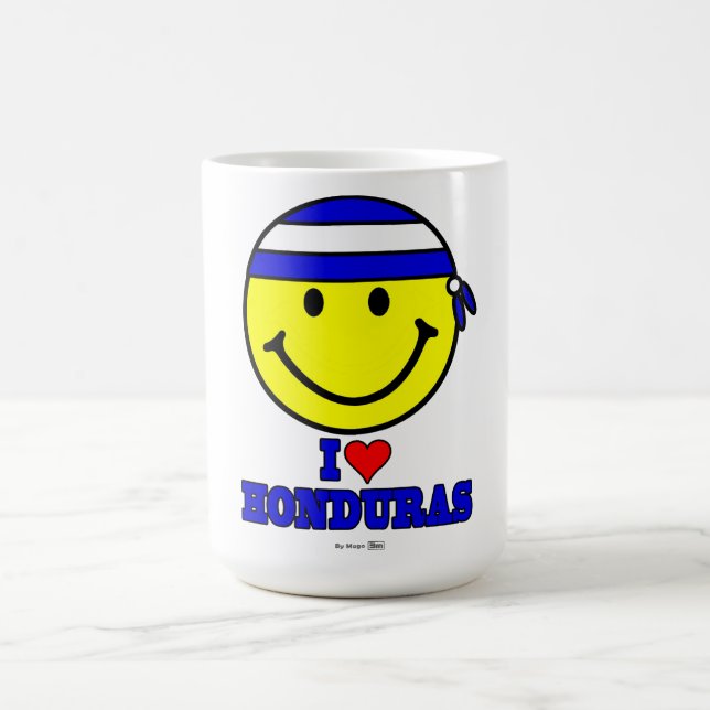 CANECA DE CAFÉ EU AMO HONDURAS (Centro)