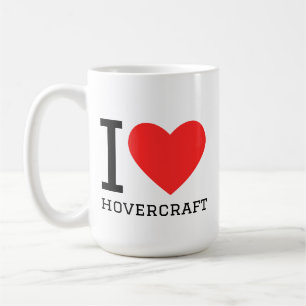 Caneca De Café Eu amo hovercraft